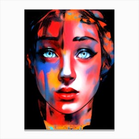 Portrait art Canvas Print