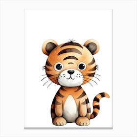 Cute Tiger 1 Canvas Print