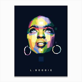 Lauryn Hill WPAP Canvas Print