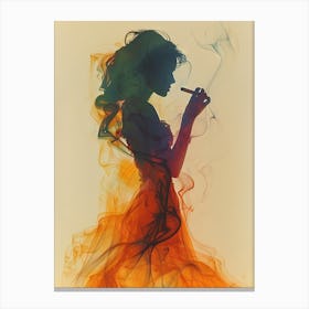 Smokey Woman 2 Canvas Print