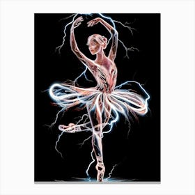 Lightning Ballerina Canvas Print