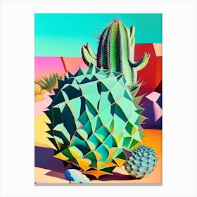 Lophophora Williamsii Modern Abstract Pop 2 Canvas Print