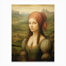 Lady Of The Lake Canvas Print