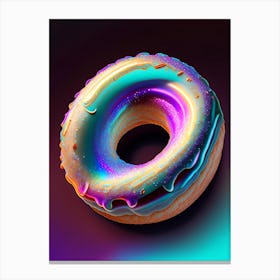Churro Donut Holographic 1 Canvas Print