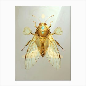 Golden Beetle Canvas Print