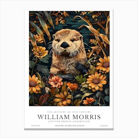 William Morris Exhibition Animals Series 73 Canvas Print