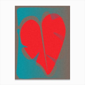 Breaking Heart Canvas Print