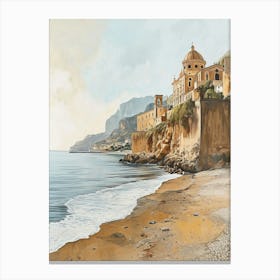Kitsch Sicily Brushstrokes 2 Canvas Print