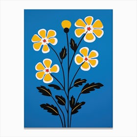 Yellow Flowers 1 Canvas Print