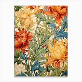 Chrysanthemums 1 Canvas Print