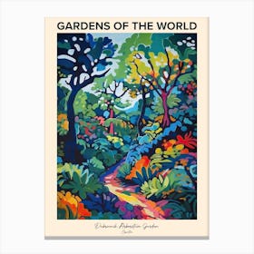 Dubrovnik Arboretum Garden Croatia 2 Gardens Of The World Poster Canvas Print