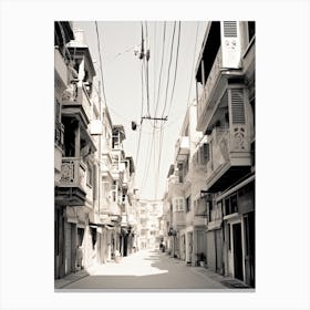 Kusadasi, Turkey, Photography In Black And White 4 Canvas Print