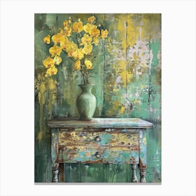 Yellow Orchids 3 Canvas Print