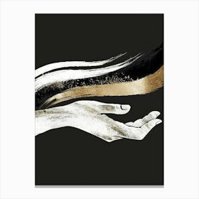 Hand Of Gold Canvas Print