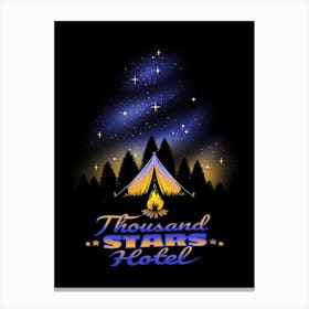 Thousand Stars Hotel Canvas Print