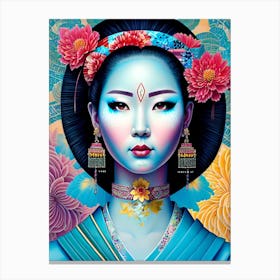 Asian Woman 3 Canvas Print