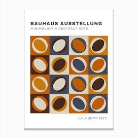 Bauhaus Orange Exhibition 16 Canvas Print