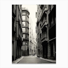 Bilbao, Spain, Black And White Photography 4 Canvas Print
