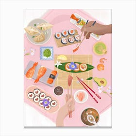 Sushi Brunch Canvas Print