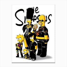 Simpsons 1 Canvas Print
