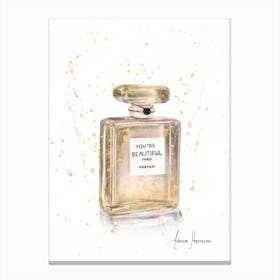 Beautiful Perfume Canvas Print