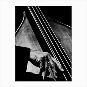 Cello for Cello Player Legend in Line Art Illustration Canvas Print