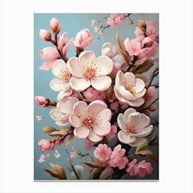 Cherry Blossoms art print 1 Canvas Print