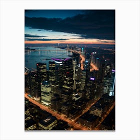 City Sunset Canvas Print