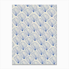 Blue Shells Canvas Print