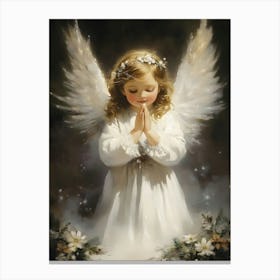 Angel With Wings Canvas Print