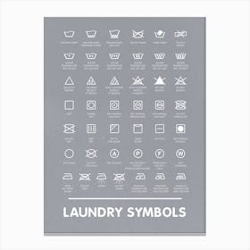 Boho Laundry Day Made Easy With   Canvas Print