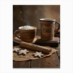 Coffee And Cookies 1 Canvas Print