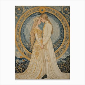 Bride And Groom Canvas Print