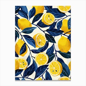 Lemons On A Branch 13 Canvas Print