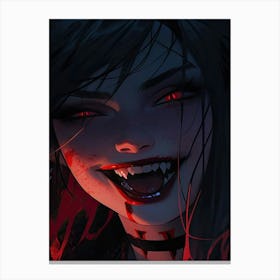 Demon Girl 3 Canvas Print