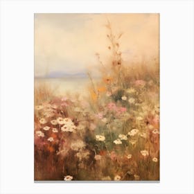 Daisies In The Meadow Canvas Print