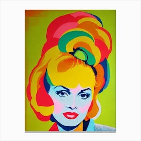 Faye Dunaway Colourful Pop Movies Art Movies Leinwandbild