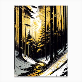 Snowy Forest 7 Canvas Print