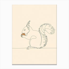 Squirrel Eating Nut Toile