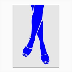 Blue Legs Canvas Print