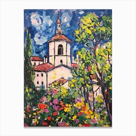 Ravenna Italy 3 Fauvist Painting Canvas Print