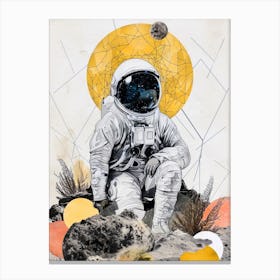 Astronaut In Space Canvas Print