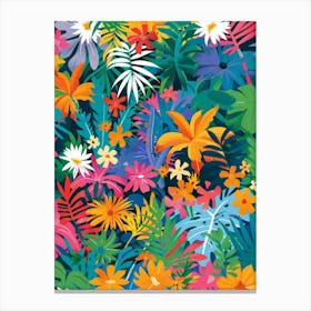 Tropical Flowers 11 Canvas Print