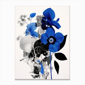 Blue Flowers 24 Canvas Print