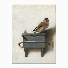 The Goldfinch Vintage Painting Canvas Print