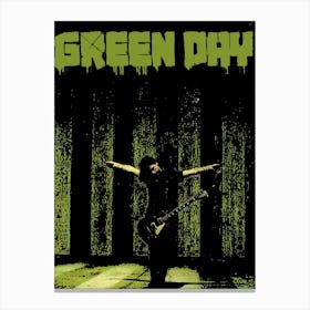 Green Day band music punk 4 Canvas Print