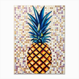 Pineapple Mosaic 1 Canvas Print