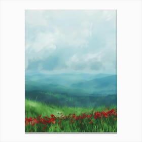 Red Poppies 1 Canvas Print