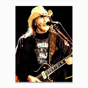 Neil Young 7 Canvas Print