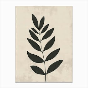 Leaf Print Canvas Print